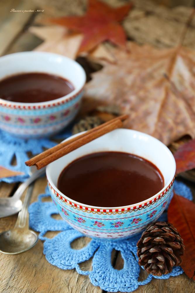 Crema ciocco-caffè profumata alla cannella - Pensieri e pasticci