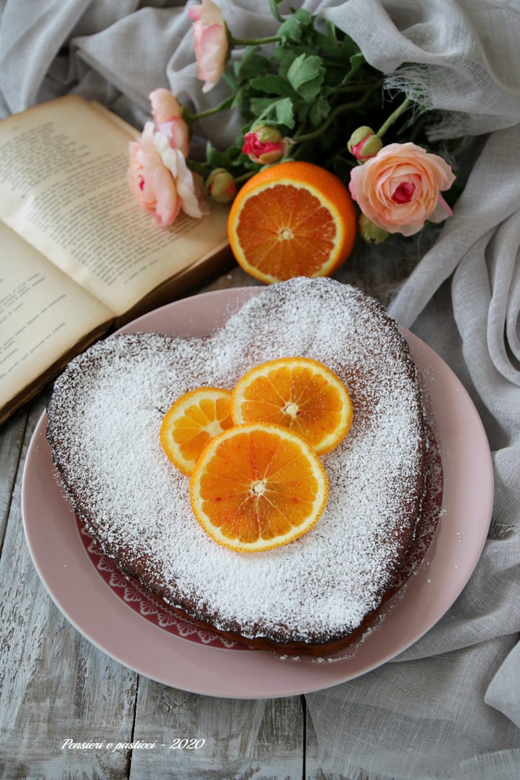 Torta alle arance e cioccolato bianco - Pensieri e pasticci